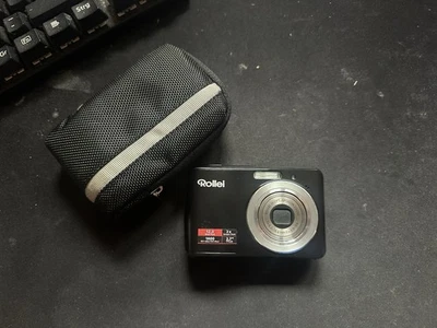 Rollei Compactline CL302 12,0 MP Digitalkamera - Schwarz - Bild 1 von 4