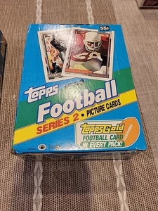 One Box 1992 Topps Football Series 2 Trading Cards Full Box of 36 Wax Packs - Picture 1 of 3
