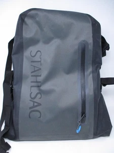 Stahlsac Waterproof Dry Bag Backpack Gray Black Laptop Sleeve Scuba Dive Gear - Picture 1 of 13