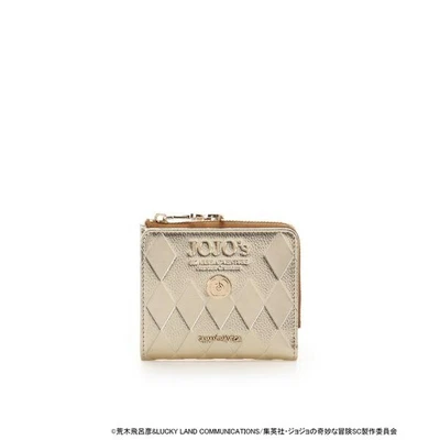 Samantha Vega × Dio Brando JoJo's Bizarre Adventure folding wallet Japan NEW - Image 1 of 4
