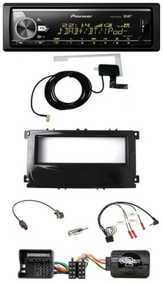 Pioneer Bluetooth DAB USB Lenkrad Autoradio für Ford Focus ab 07 Galaxy C-Max sc - Bild 1 von 4