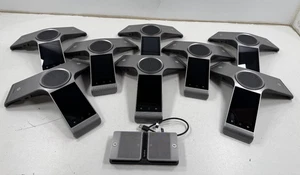 Yealink CP960 Touch Screen HD IP Phone x8 & CPW90 Wireless Expansion Mic x1 - Picture 1 of 5