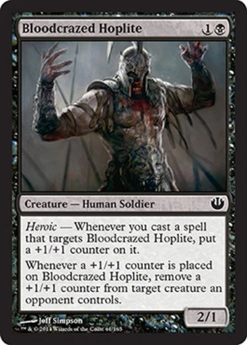 Bloodcrazed Hoplite - Foil - Journey into Nyx #61/165 MTG Magic The Gathering - Image 1 of 1
