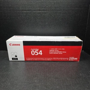 Cartucho de tóner negro GENUINO Canon 054, para LBP620C MF640C, ¡Nuevo y sellado! - Imagen 1 de 4