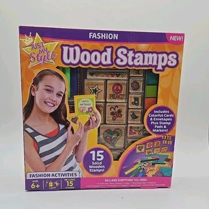 Just My Style Fashion Holzstempel 15 Holzstempel Alter 6+ Neu im Karton - Bild 1 von 7