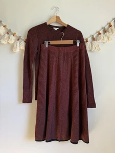 Conjunto de Falda Suéter Tejido Acanalado Dos Tonos Lana Cachemira Lewit Modesta Prendas Profesionales S - Imagen 1 de 10