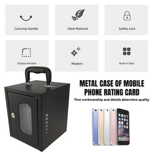 1 Stück Stahl Wertsachen Sammlung Safe Box Halter für Handy Graded Kartenplatte - Bild 1 von 9