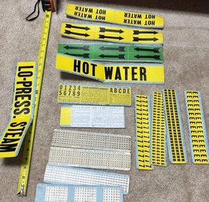 W.H. Brady Co. Vintage Industrial Miscellaneous Labels Sticker All Pictured - Picture 1 of 7