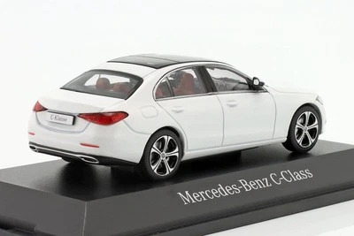 Mercedes C-Class (W206) 2021 Opal Bright White 1:43 Dealer Model - Very Good qua - Image 1 of 2