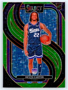 2024-25 Select Devin Carter Green Stars Prizm #92 Premier Level RC Kings - Picture 1 of 2