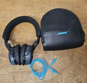 Bose SoundLink OE Bluetooth Wireless Kopfhörer schwarz/blau linke Seite funktioniert nicht - Bild 1 von 24