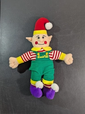 VTG Marshall Field Christmas Jingle Elf Plush Toy Doll HTF 12" Stuffed Animal  - Image 1 of 4