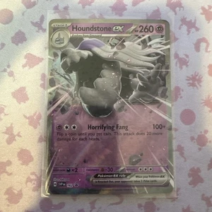 Houndstone ex 162 Sv: Scarlet & Violet Promo Cards Holo - Picture 1 of 2