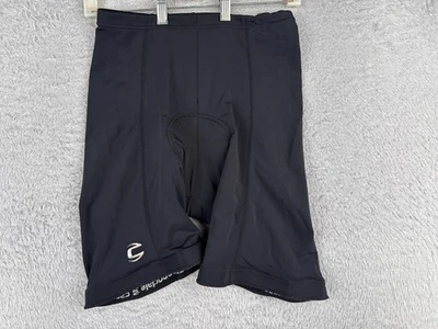 Cannondale Cycling Shorts Women Large Black Nylon Spandex Blend Padded READ - Image 1 of 4