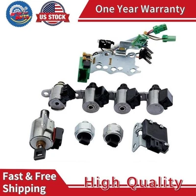 9PCS JF011E RE0F10A Transmission Valve Body Solenoid Kit For Nissan Altima Rogue - Image 1 of 4