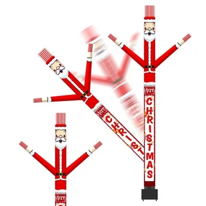 Bailarín de tubo inflable de 8 pies con juego de soplador, infla a Santa... - Imagen 1 de 5