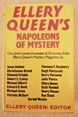 ELLERY QUEEN'S NAPOLEONS OF MYSTERY - 1980 - 1ST THUS - HB/DJ - Image 1 of 4