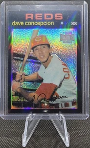 2001 Topps Archives Reserves Dave Concepcion Refractor #14 Cincinnati Reds  - Imagen 1 de 2