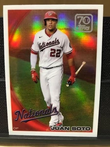 2021 Topps Series One - Juan Soto Card #70YTC-60, Refractor, Near Mint - Picture 1 of 14