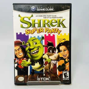 Shrek: Super Party (Nintendo GameCube, 2003) CIB Complete w/Manual Same Day Ship - Picture 1 of 7