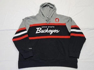 Mitchell & Ness Ohio State Buckeyes Head Coach Pullover Hoodie Mens Size 2XL XXL - Picture 1 of 16