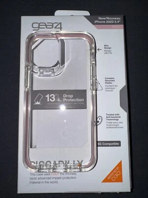Capa transparente rosa Zagg Gear 4 iPhone 12 Mini  - Imagem 1 de 4