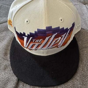 Phoenix Suns New Era 2020/21 City Edition Primary Adjustable Hat - white/Black 7 - Picture 1 of 3