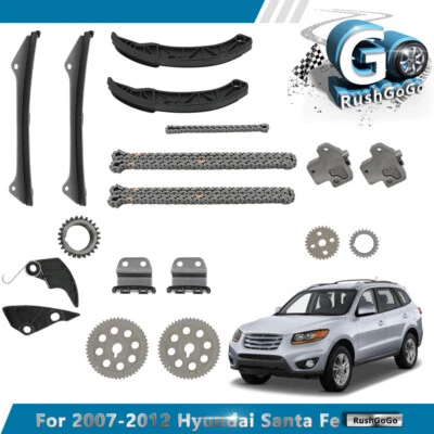 Timing Chain Kit For 2007 2008 2009-2012 Hyundai Santa Fe 3.3L 3.5L 24221-3C100 - Image 1 of 4