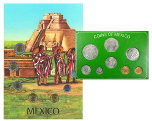 MÉXICO 2 Juegos de Monedas No Oficiales 1963/1999 UNC (15 monedas) - Imagen 1 de 7