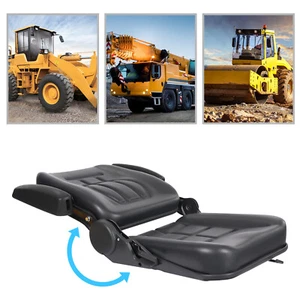 Asiento de tractor, asiento de carretilla elevadora, asiento de tractor negro - Imagen 1 de 24