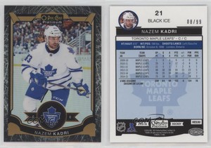 2015-16 O-Pee-Chee Platinum Black Ice /99 Nazem Kadri #21