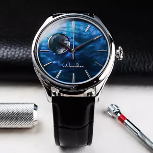 NUEVO: Reloj Dream Moonphase Kaguya automático H7M01 esfera MOP 42 mm - Imagen 1 de 14