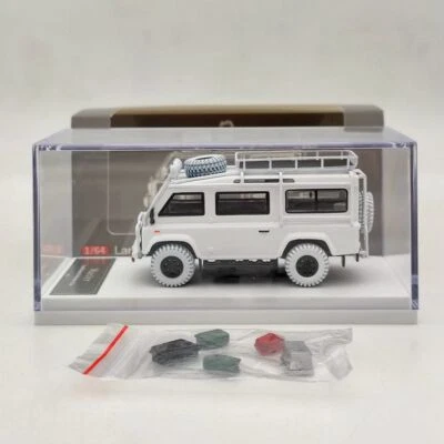 Master 1:64 Lan~over Defender Van Camp Diecast Juguetes Coches Modelos Colección Regalo Foto 1 de 4