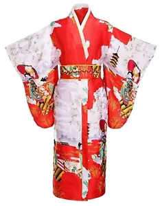 THY COLLECTIBLES Women's Silk Traditional Japanese Kimono Robe/Bathrobe /... - Picture 1 of 9