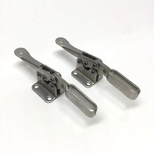 Lote de 2 abrazaderas de palanca horizontales DeStaCo 215-USS barra en U 200 lb capacidad de retención - Imagen 1 de 4
