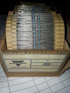 50 piezas REEDICIÓN ROE ALEMANIA MK1 57K6 1% 1/4W RESISTENCIAS DE AUDIO PELÍCULA DE METAL DE ALTA GAMA! - Imagen 1 de 1
