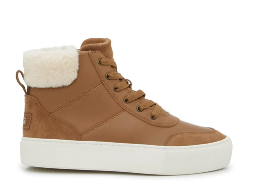 Nuovo con scatola Sneakers alte UGG 'Cakewalk' UGGplush castagno taglia 8