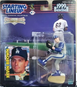 Nuevo 1999 Extendido Kevin Brown Dodgers Línea Inicial SLU Kenner Hasbro Sellado - Imagen 1 de 4
