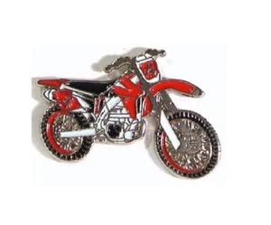 Solapa insignia pin esmaltada bicicleta motocross Red Trials - Imagen 1 de 1