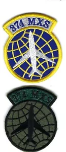 PATCH USAF 374TH MXS WARTUNG PAAR YOKOTA AB B8-40 - Bild 1 von 1