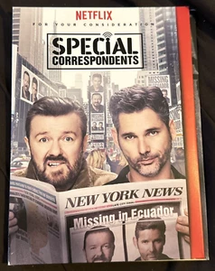 SPECIAL CORRESPONDENTS EMMY FYC DVD NETFLIX RICKY GERVAIS ERIC BANA PROMO RARE - Picture 1 of 5