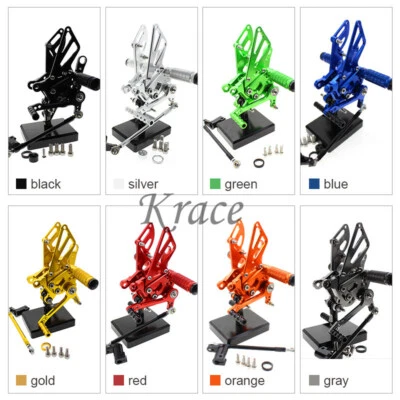 For Aprilia RSV4 RSV4RF 1000 R Factory 2009-2016 CNC Rearset Footrest Footpegs - Image 1 of 4