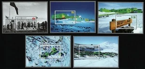 Nueva Zelanda 2007 - Mi-Nr. Block 206-210 ** - Estampillada sin montar o nunca montada - Estación Antártica - Imagen 1 de 1