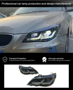 LED-Scheinwerfer für BMW E60 523i 530i 2003-2010 Animation vordere Blinkleuchten - Bild 1 von 14