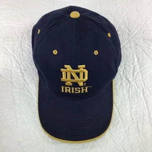Sombrero de fútbol NOTRE DAME IRLANDÉS con licencia oficial gorra ajustable camionero azul - Imagen 1 de 9
