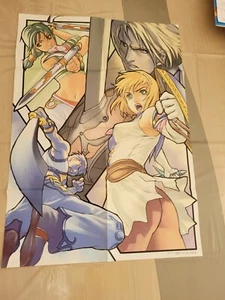 SOUL CALIBUR II 2 NAMCO ARCADE B2 SIZE ARCADIA POSTER! - Imagen 1 de 2