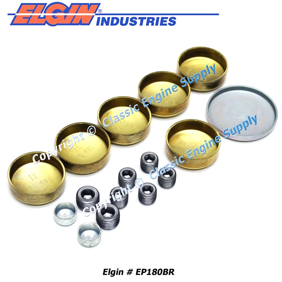 Nuevo kit de tapón de congelación de latón para motores V8 diésel Chevy y GMC 6,2 L 379 y 6,5 L 395 Foto 1 de 4