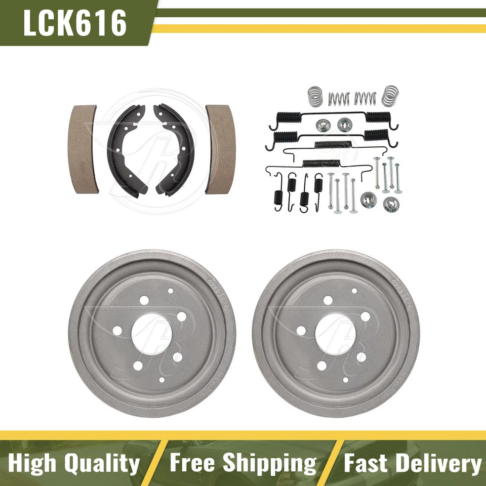 Tambores de freno traseros y zapatas de freno herrajes para Volkswagen Transporter 1976-1979 Foto 1 de 4