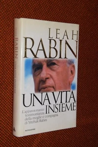 Una vita insieme L. Rabin Mondadori I ed. 1997 L7 ° - Bild 1 von 4