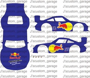 Redbull V3 Porsche 1/64 custom water slide decal for hot wheels - Picture 1 of 1